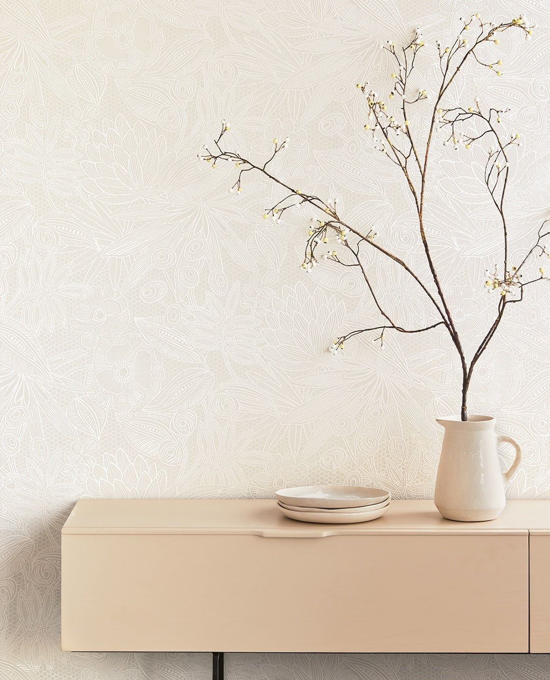 Honey Bloom - Beige > Køb Eijffinger tapeter >