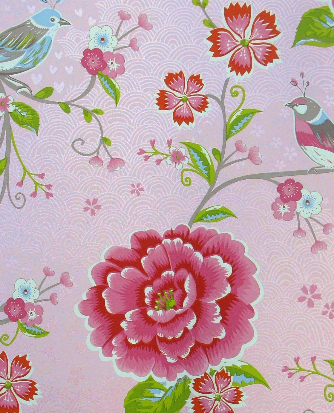 Birds in Paradise - Pink