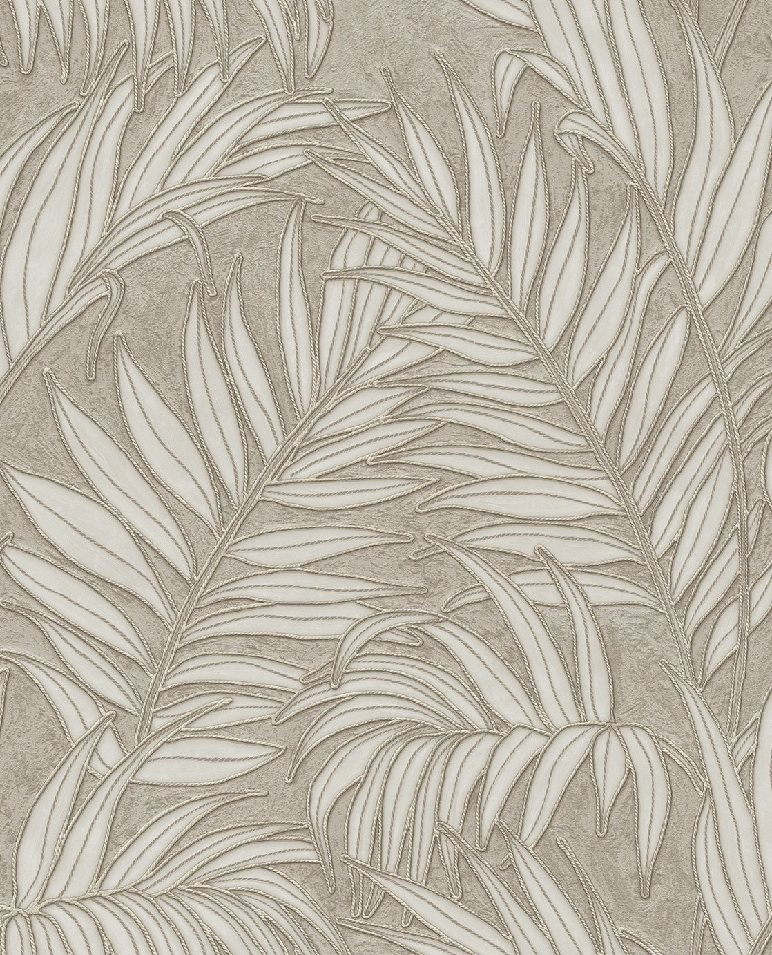 Stringed Leaves - Grey
