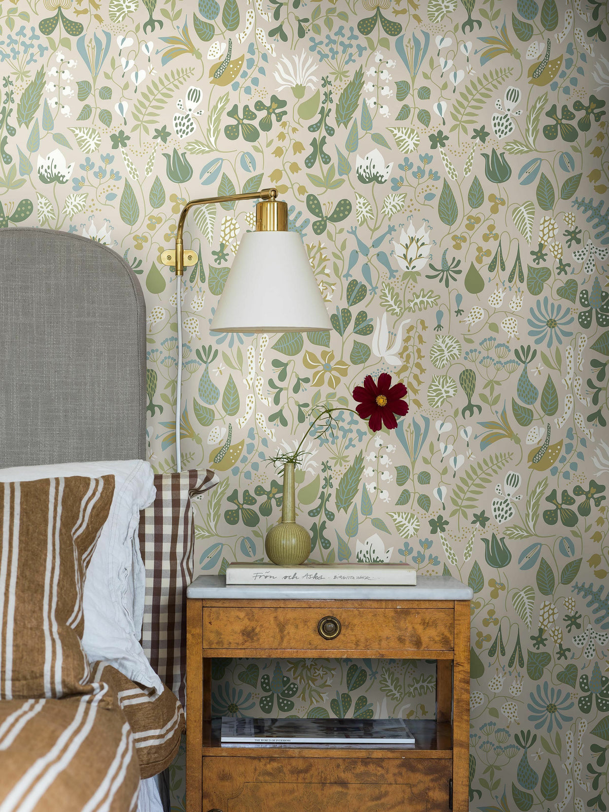 Stig Lindberg - Herbarium - Grey & Green
