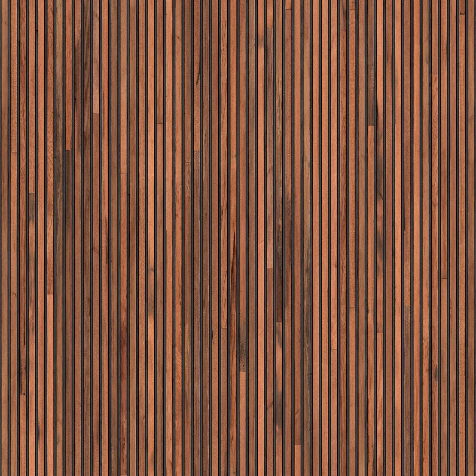 Timber Strips - Teak on black