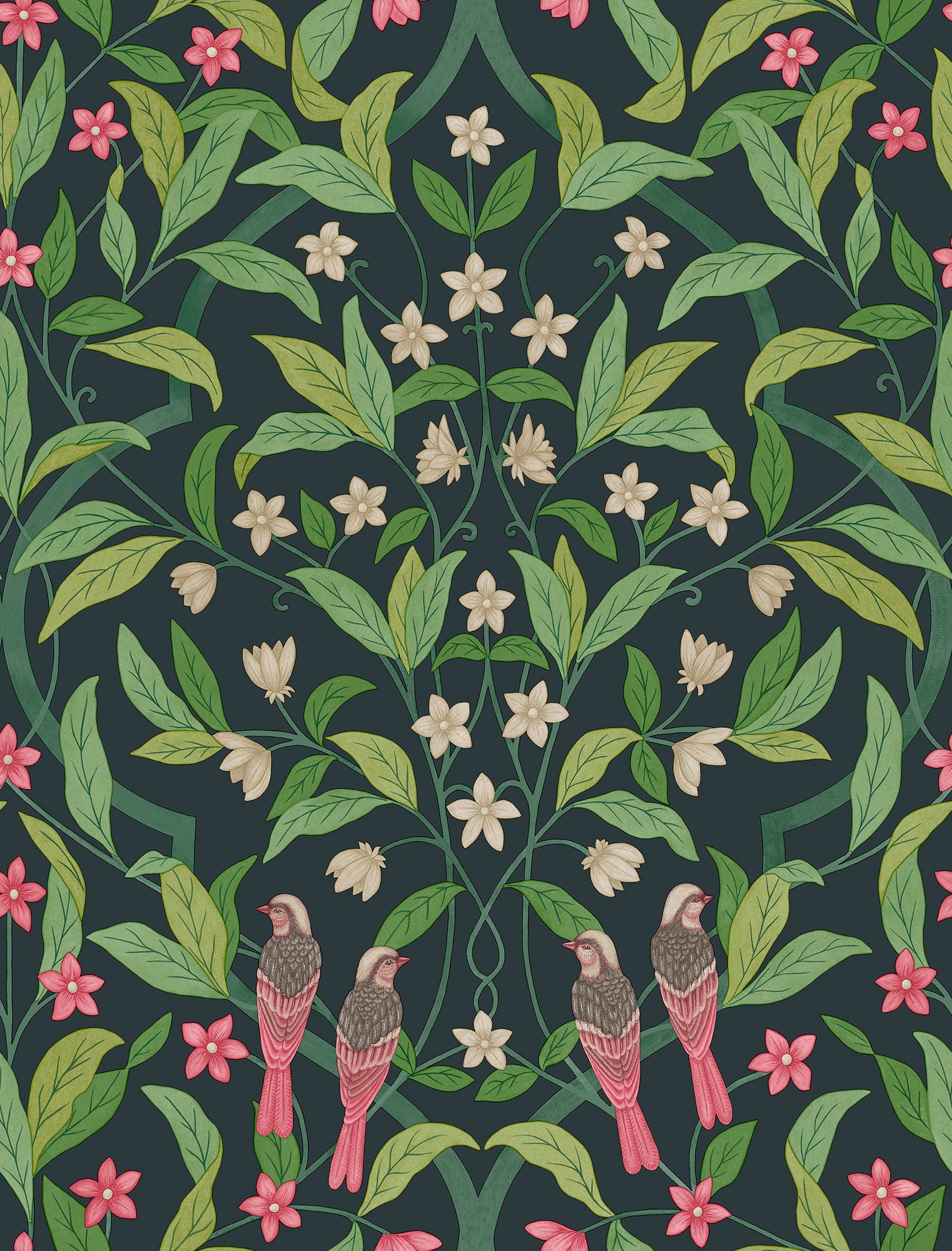 Jasmine & Serin Symphony - Rose & Racing Car Green
