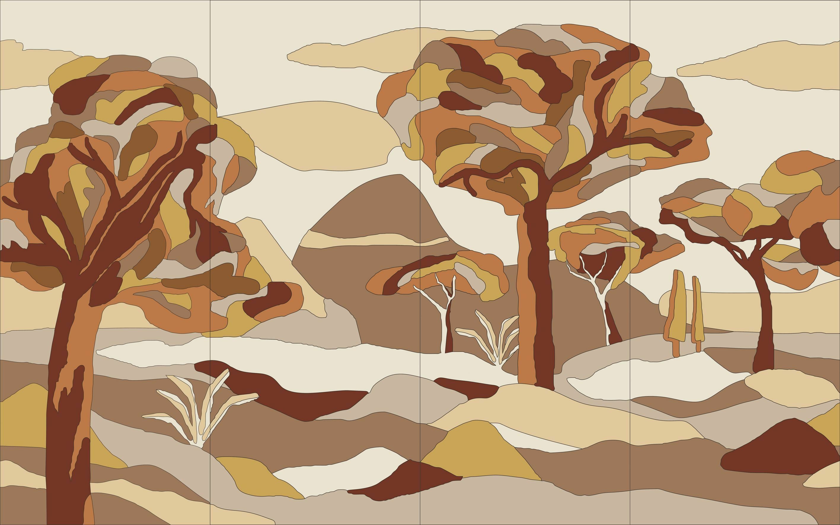 Under The Sycamore Tree - Mahogany Wood