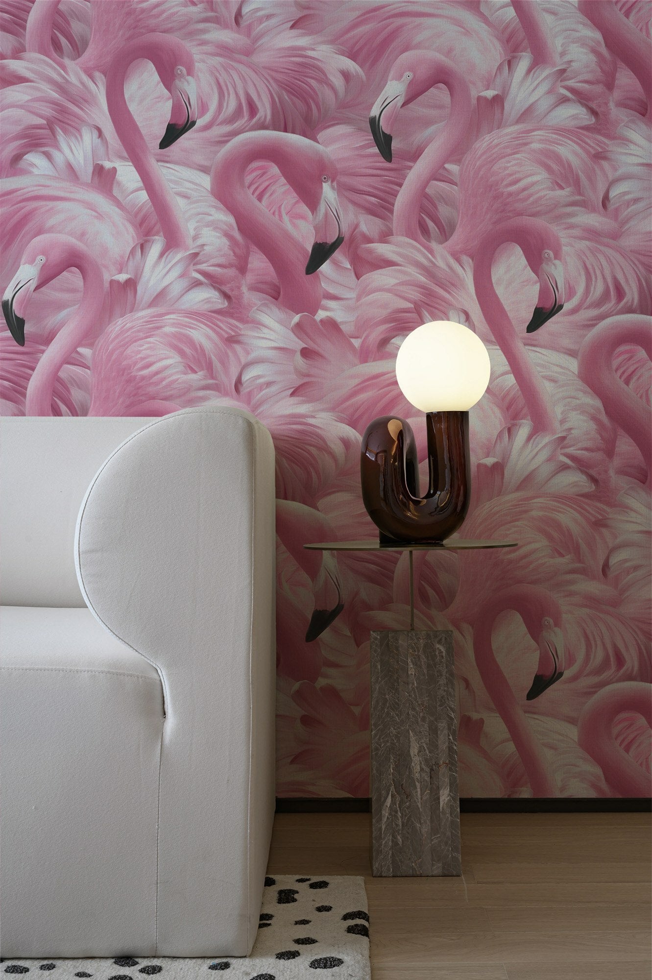 Flamingo tapet