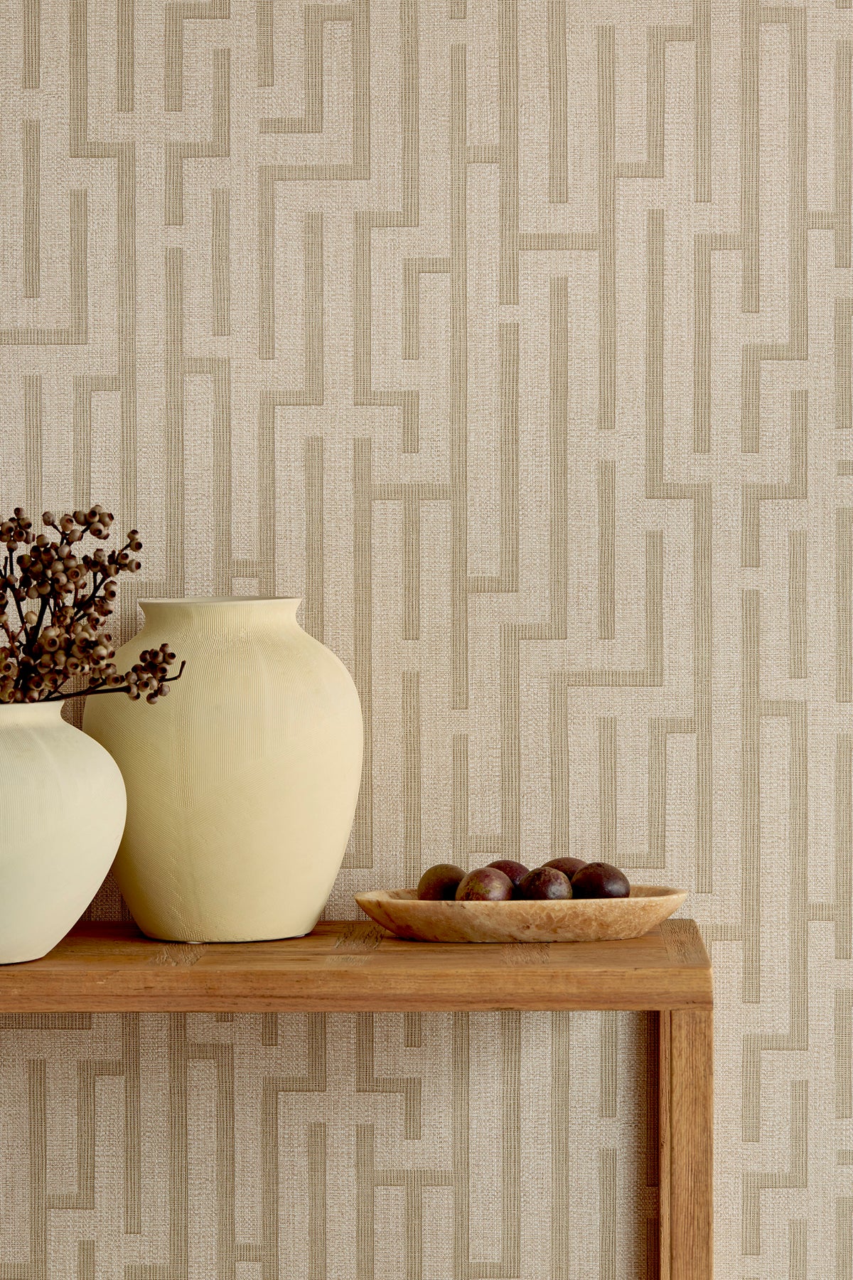 Linen Trellis - Sand