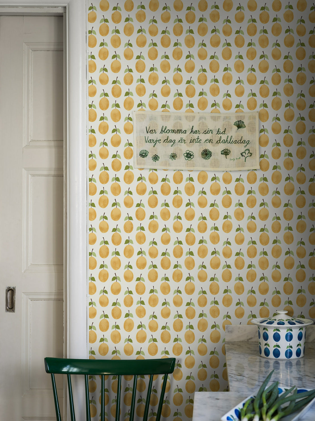 Stig Lindberg - Prunus - Yellow