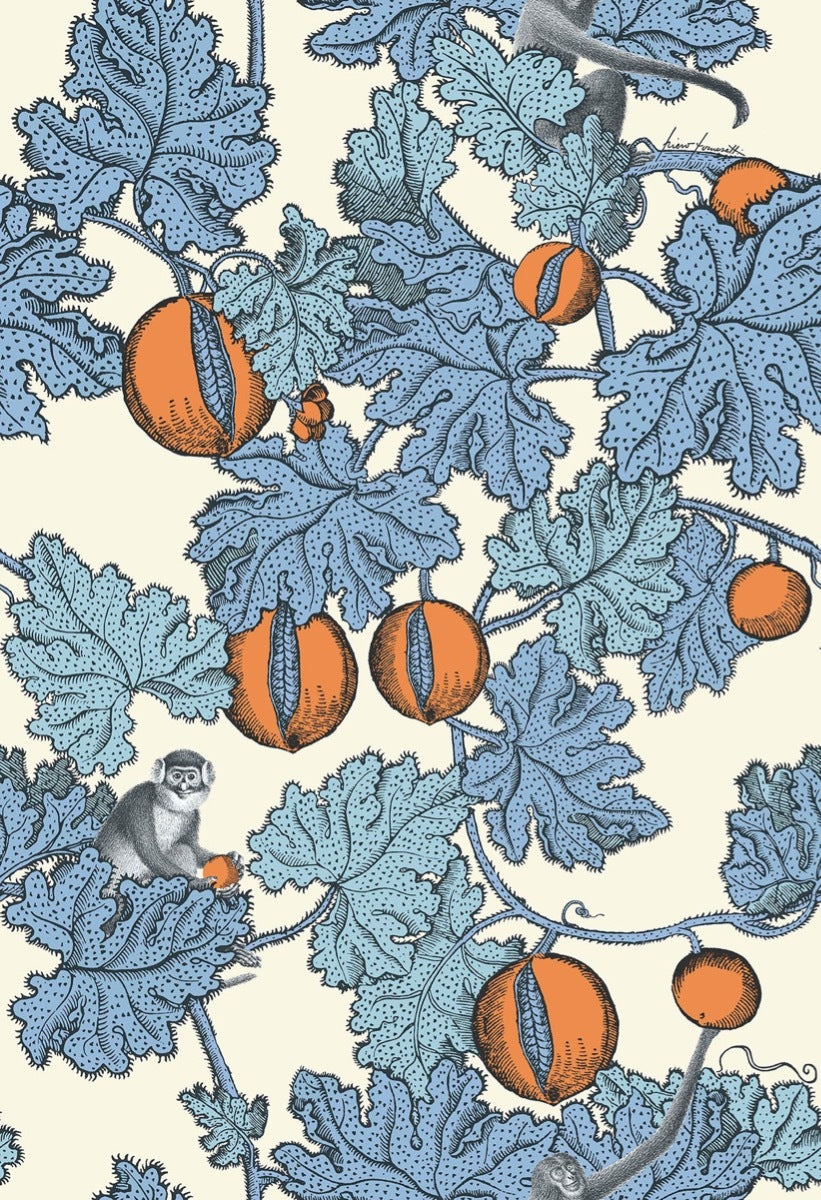 Frutto Proibito - Cerulean & Orange