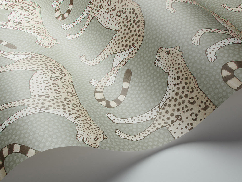 Leopard Walk - Dusty Green