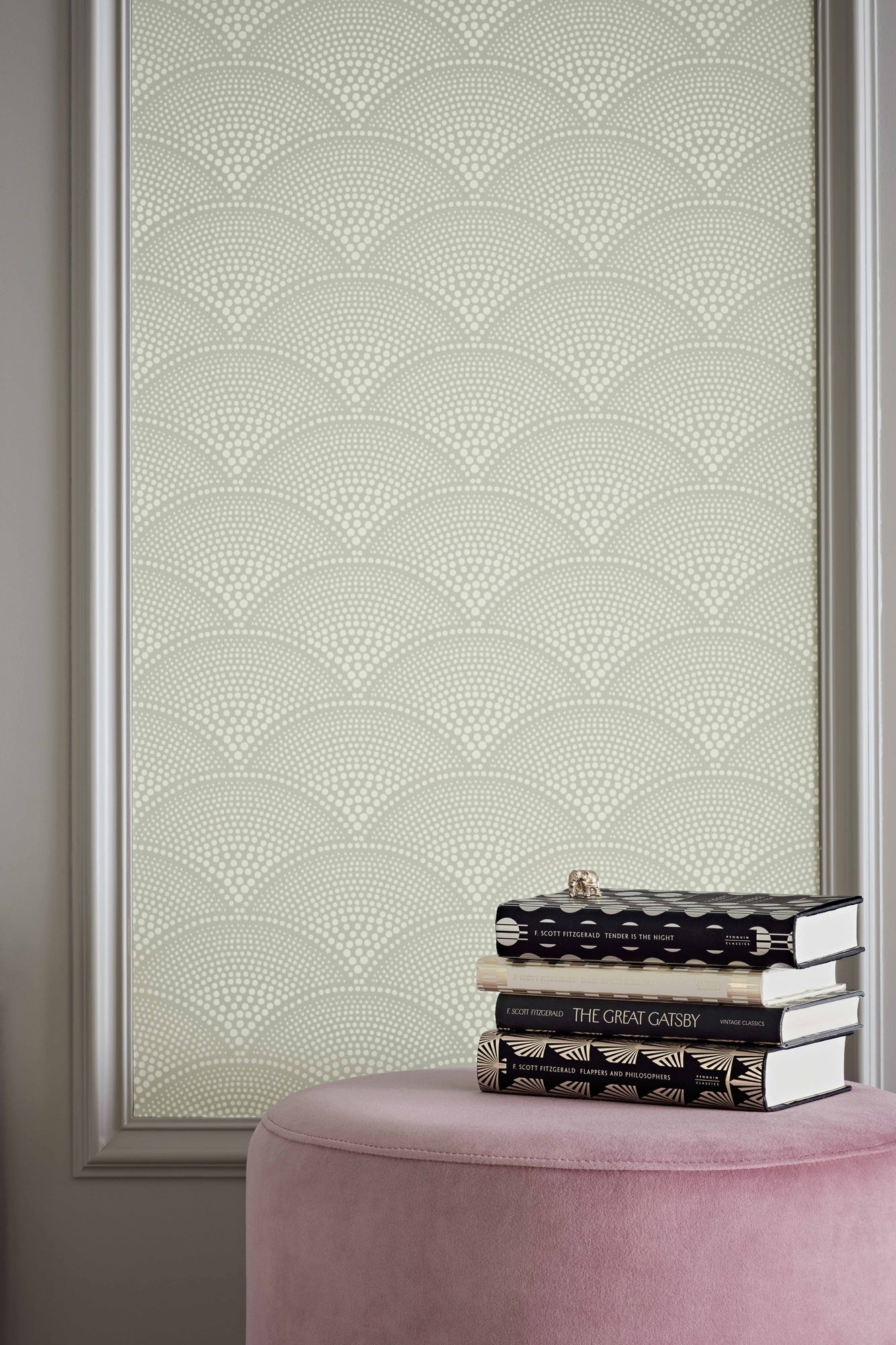Feather Fan - Old Olive