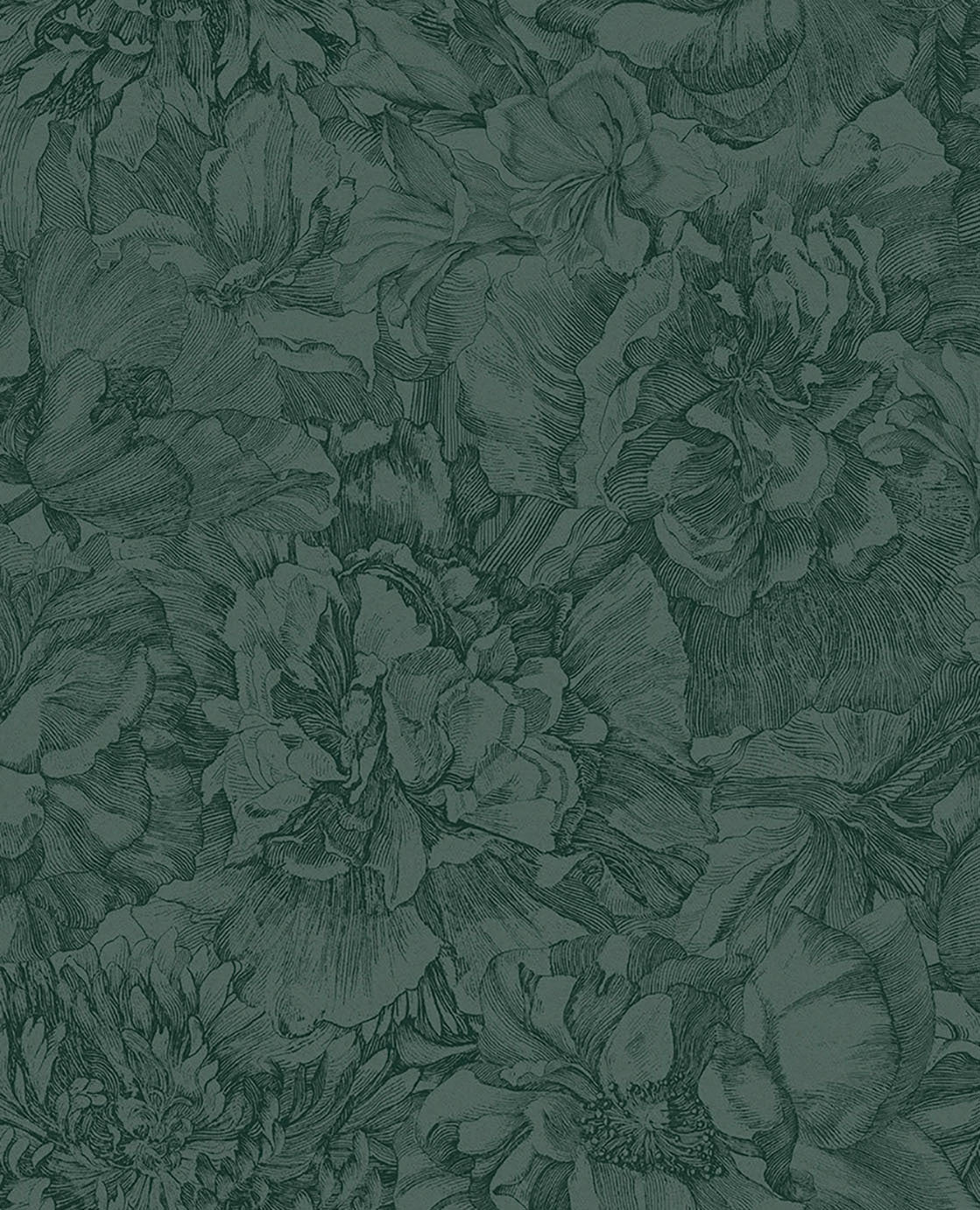 Flower Sketch - Green