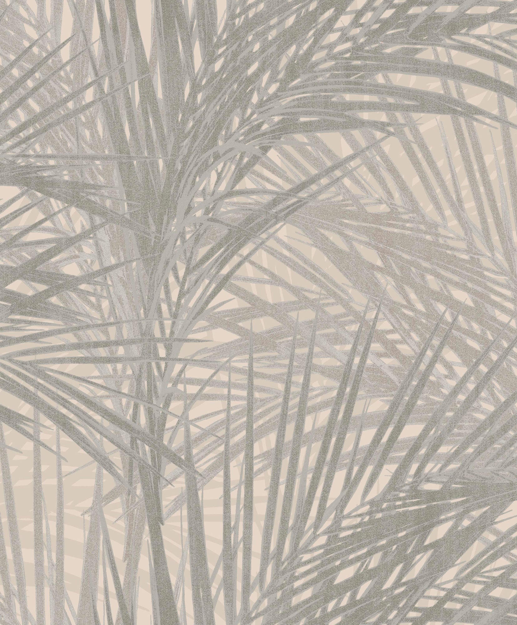 Palm Lust - Light Taupe/Green