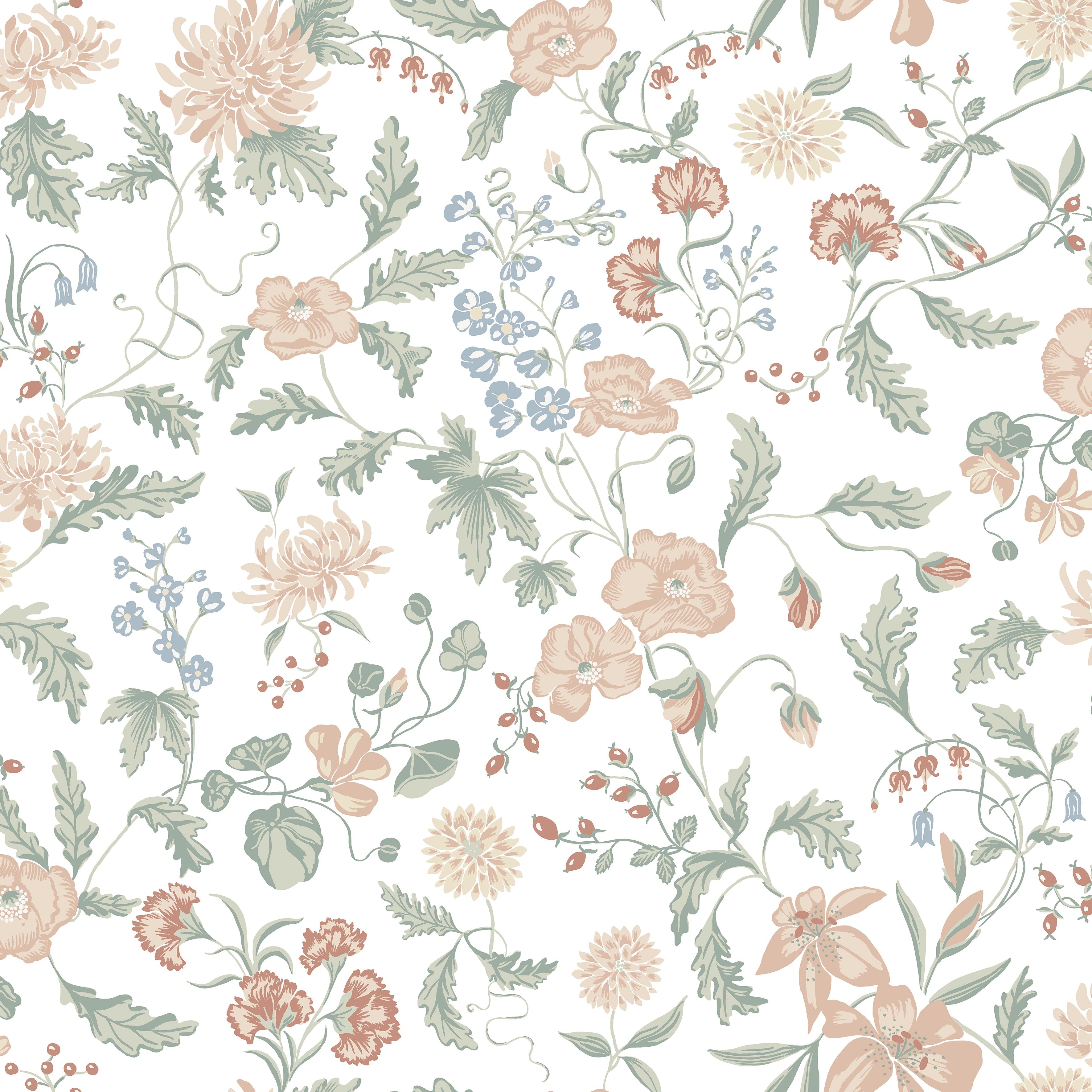 Till Karin - Spring Green - Tapetprøve