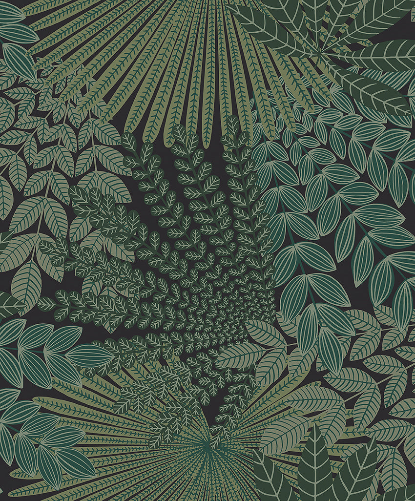 Velvet Leaves - Dark Green