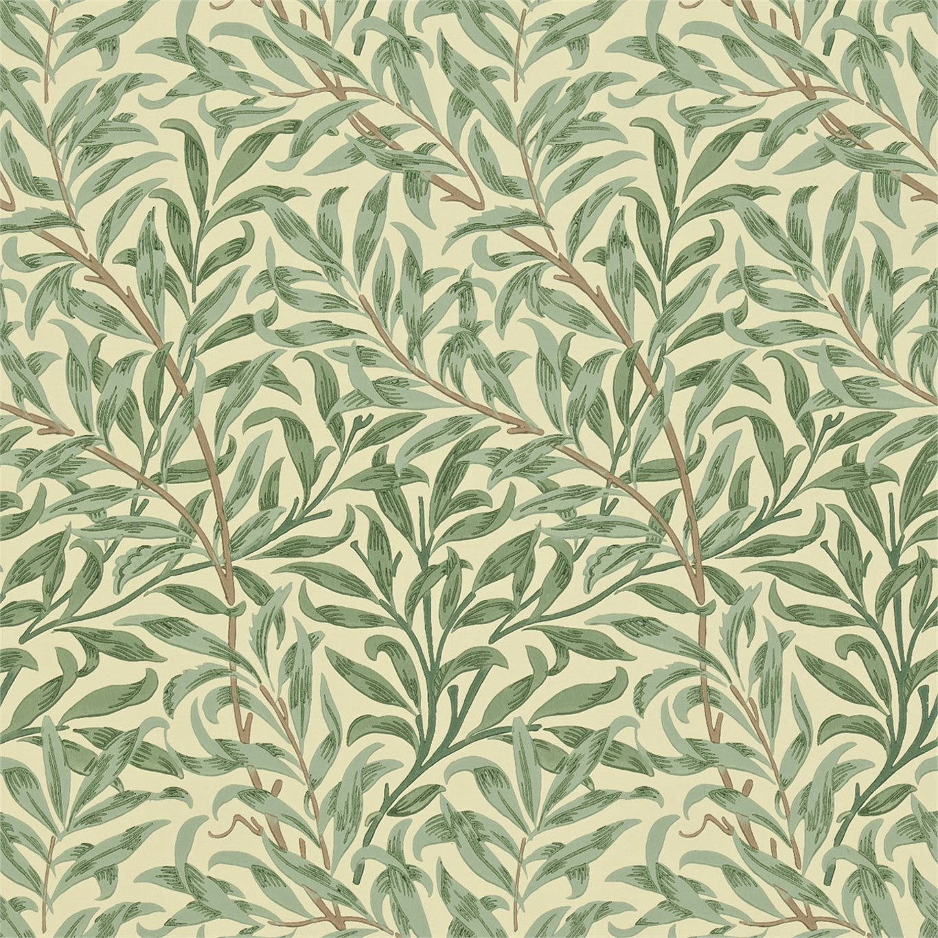 Willow Bough - Pink/Leaf Green