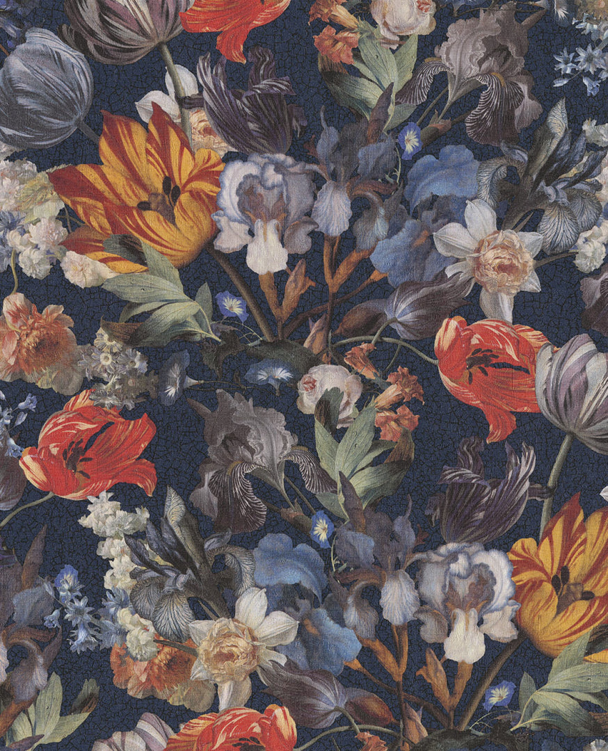 Masterpiece - Dutch Tulips - Dark Blue