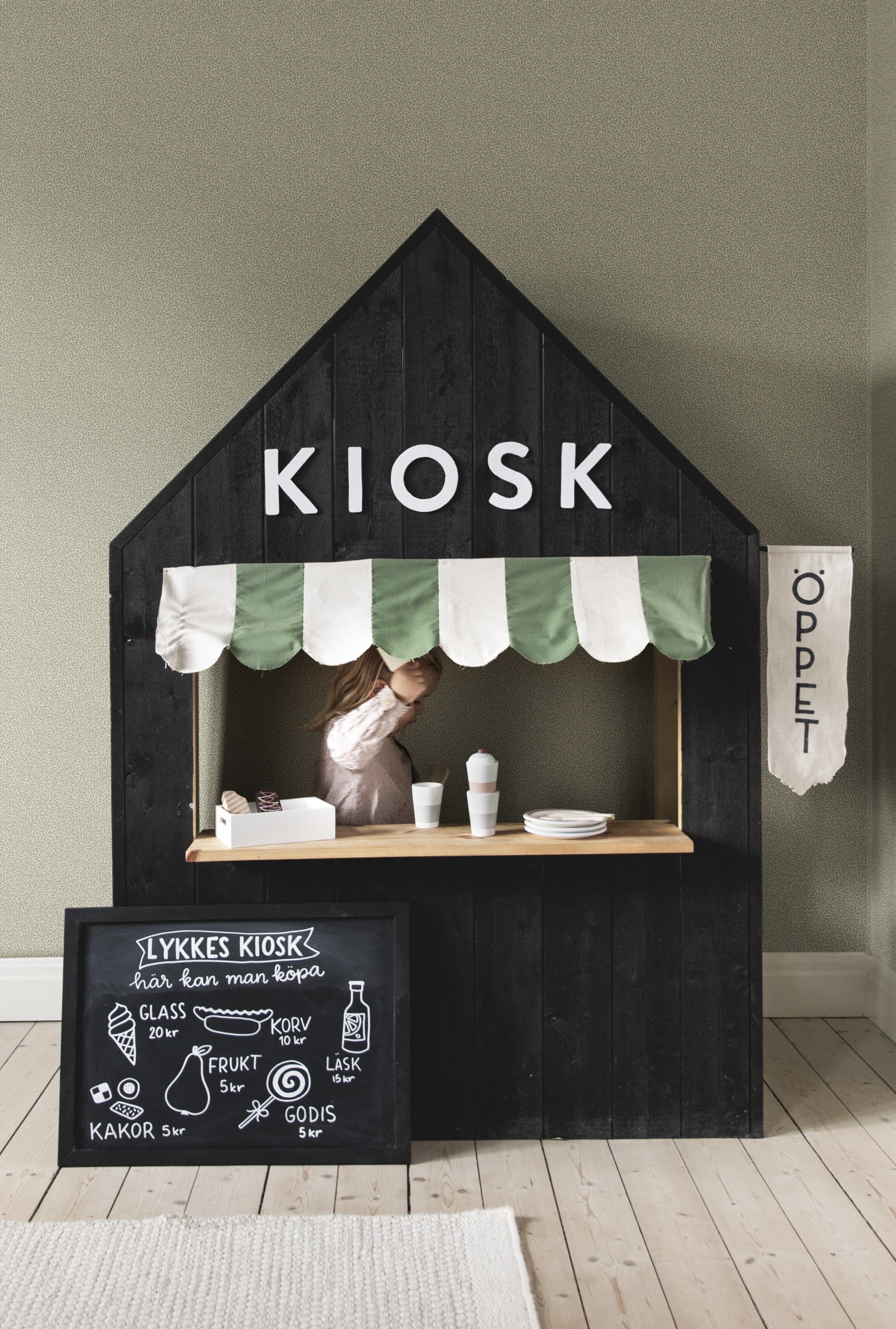 Bladverk - Green - Tapetprøve