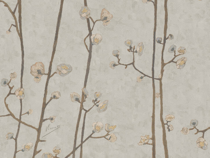 Flowering Plum Orchard - Grey