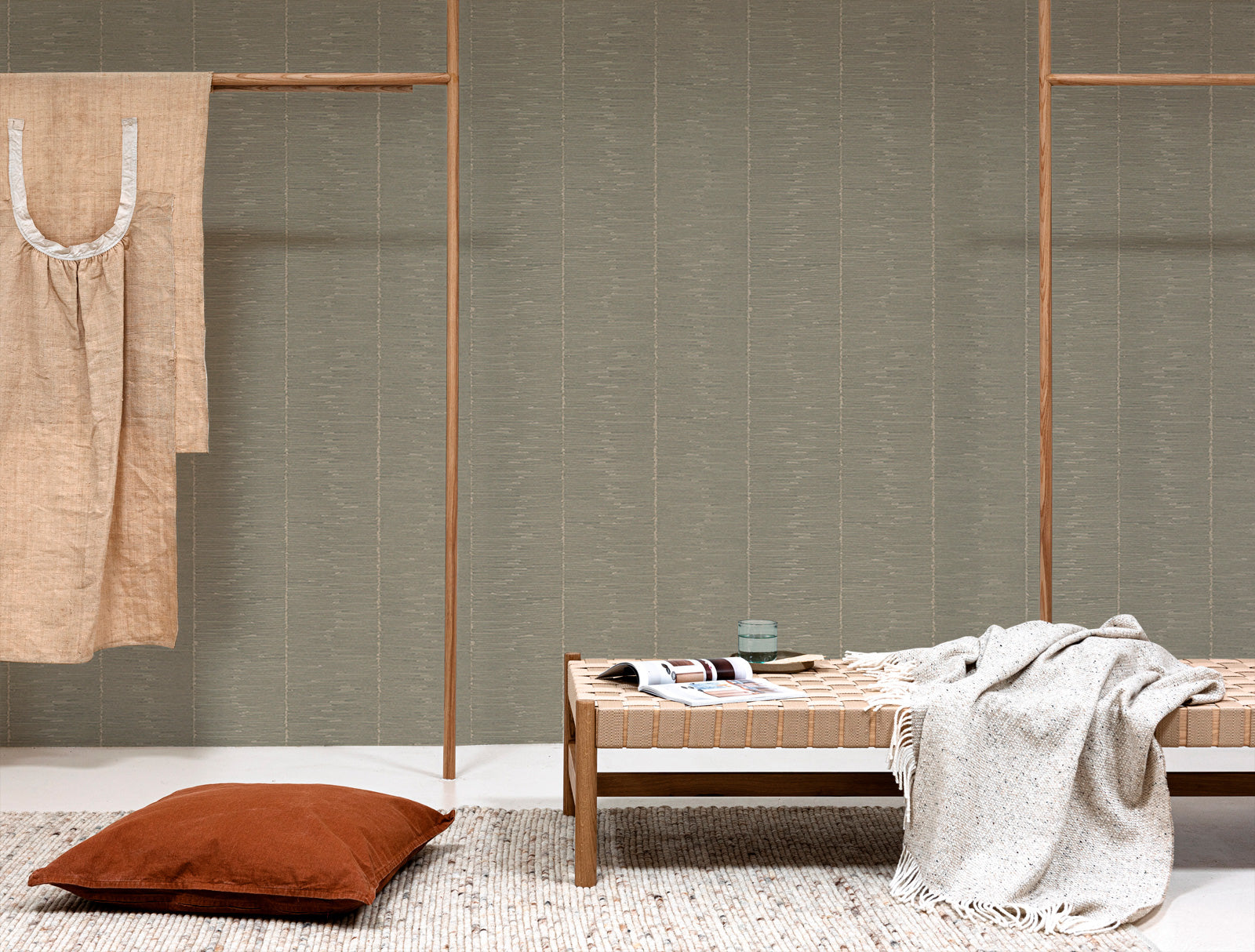 Rustic Bamboo - Dusty Green