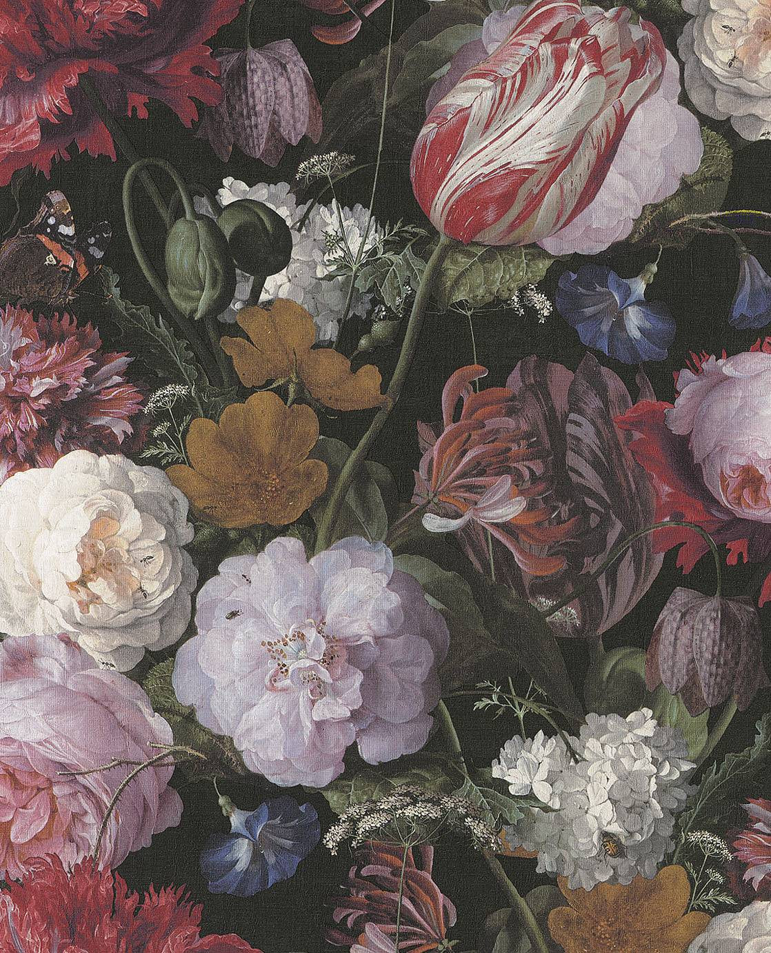 Masterpiece - Dutch Flowers - Black