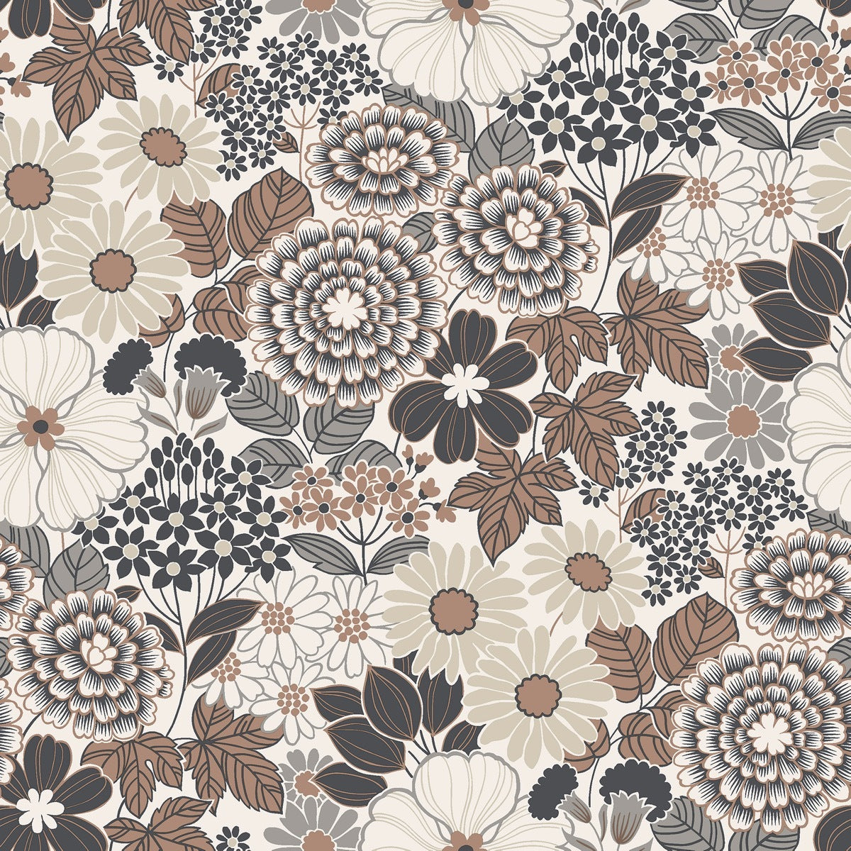 Anita - Grey/Brown