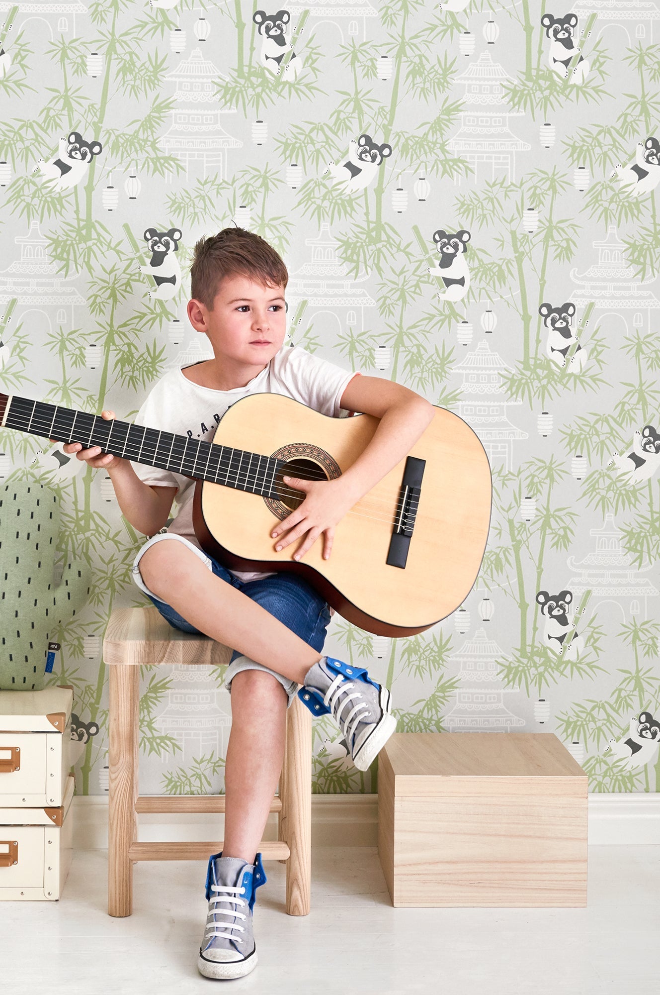 Majvillan Tapetprøve