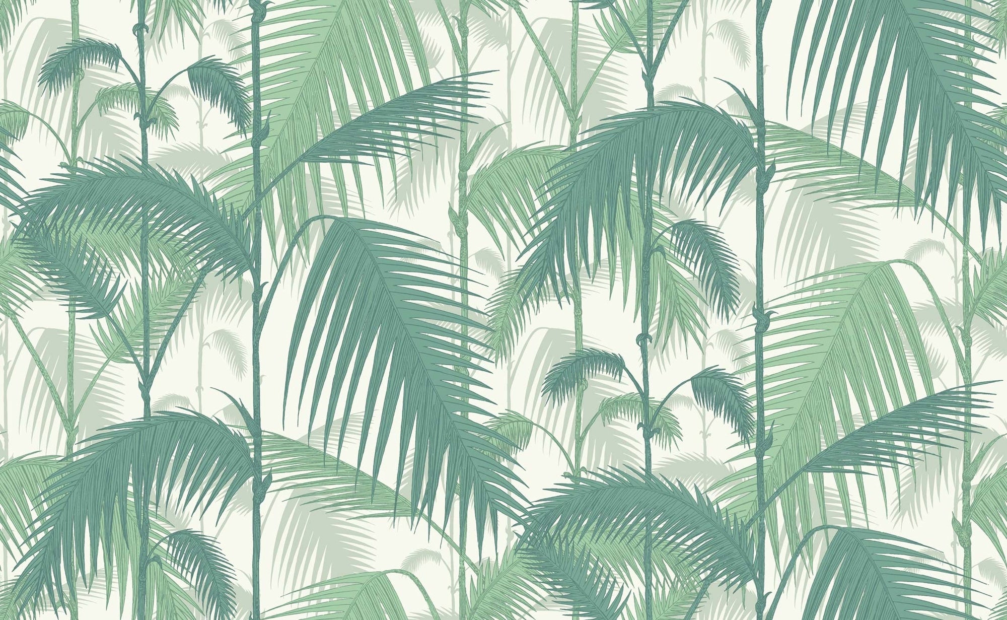 Palm Jungle - Teal & Viridian