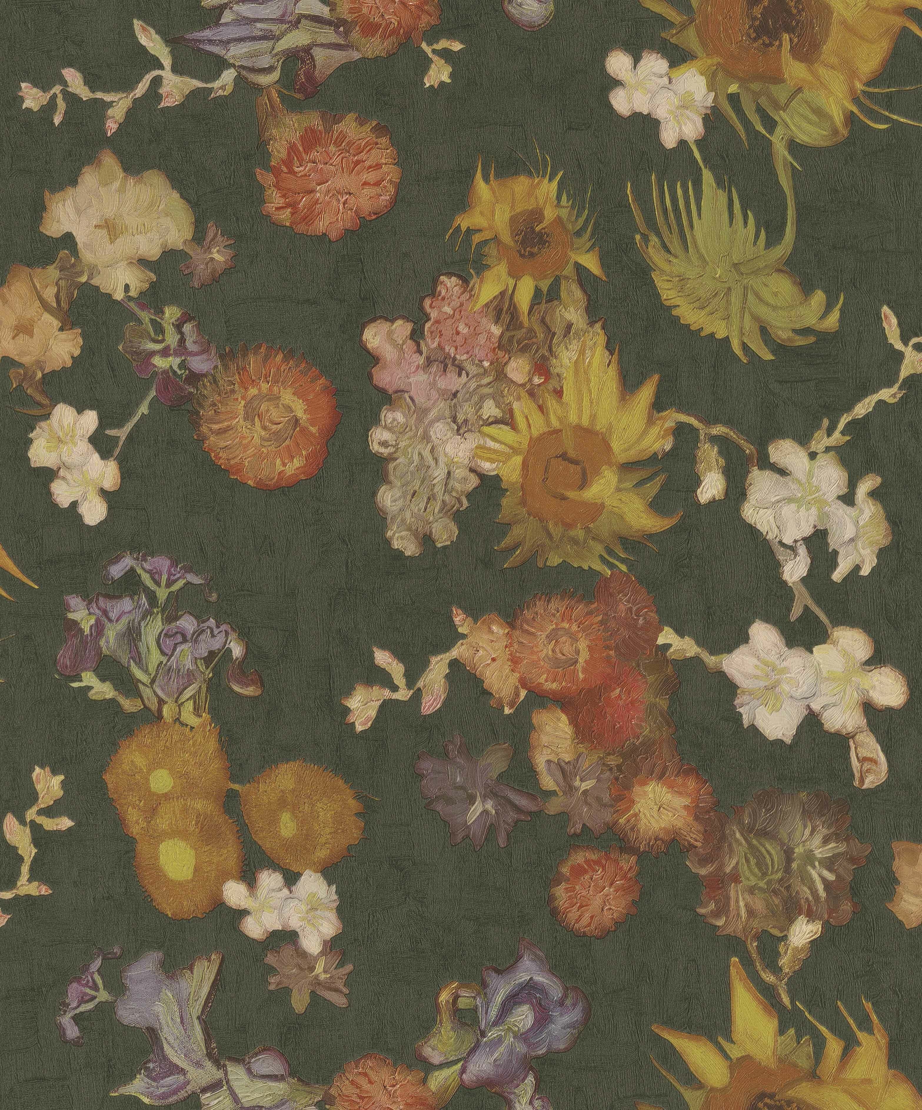 Celebration of Flowers - Dark Green