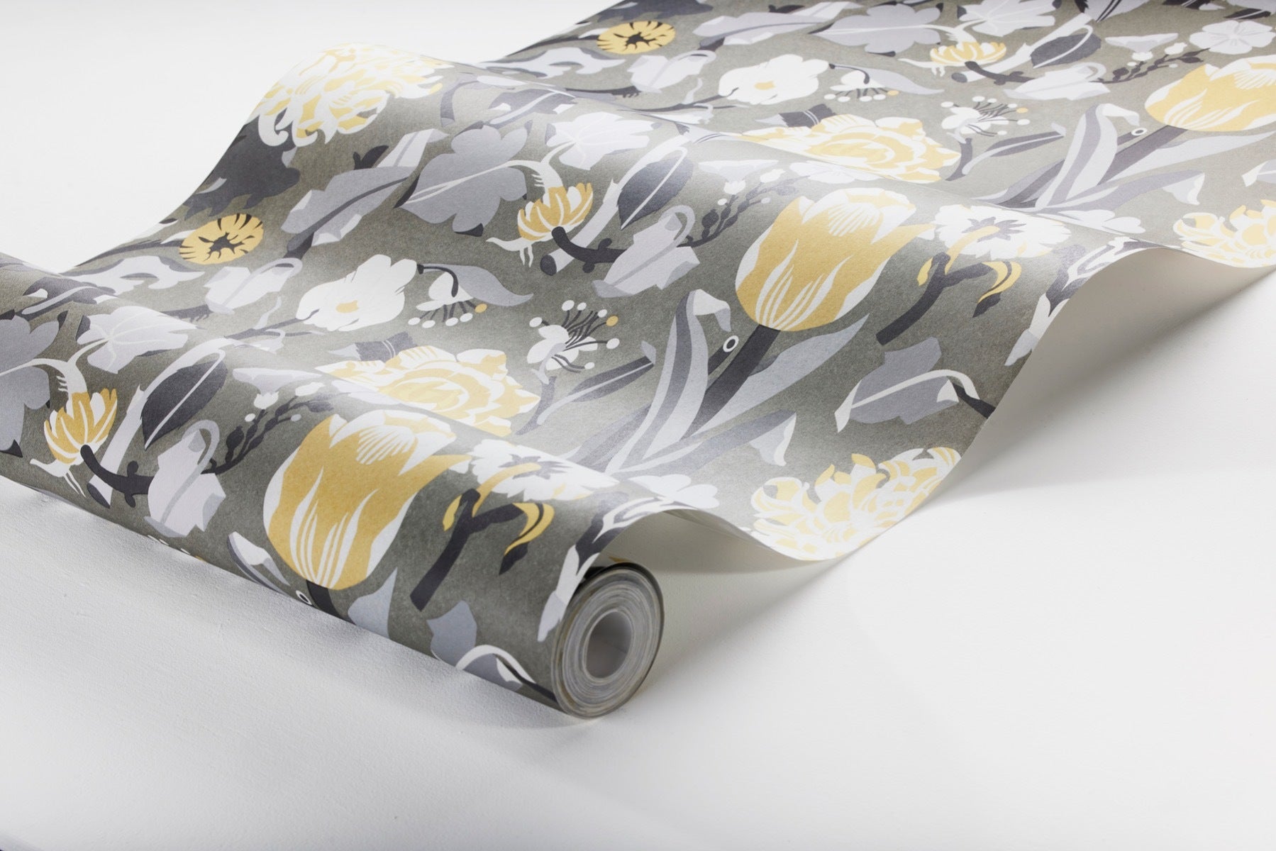 Myrtle - Yellow & Taupe
